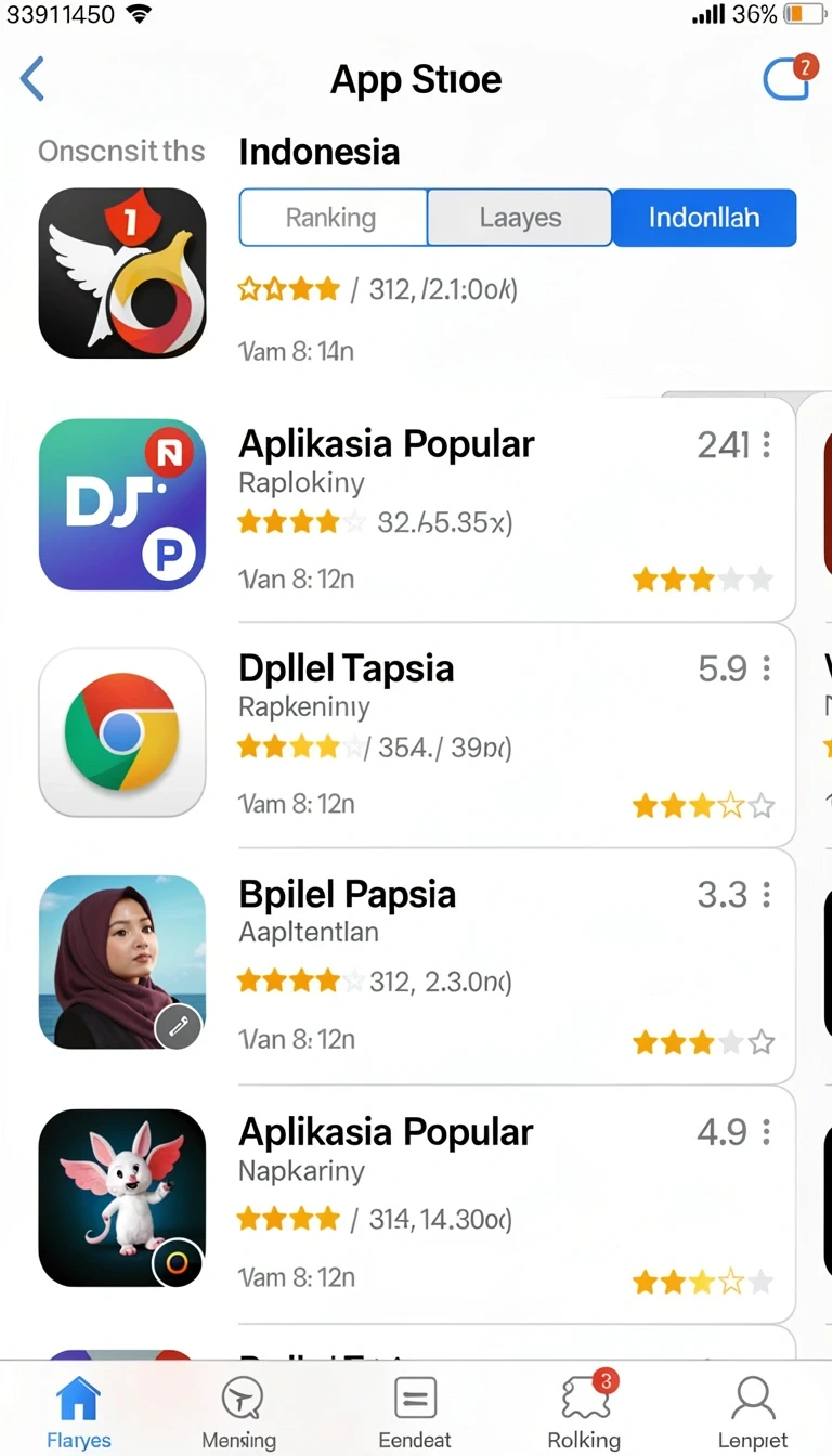 Screenshot Review Aplikasi awanluck nomor 1